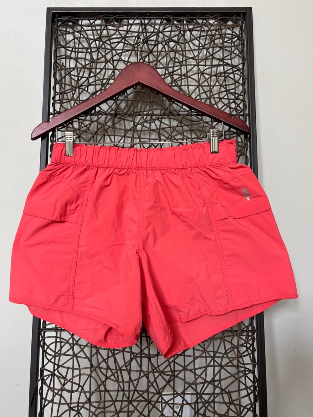 FP Movement by Free People "In The Wild" shorts cayenne coral orange Running S